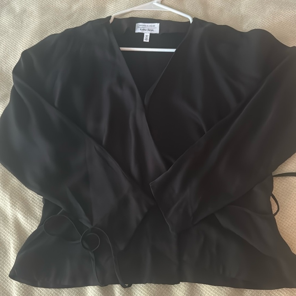 Other Stories black peplum blouse